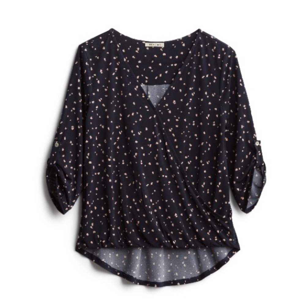 Beacon Julia Surplice Knit Top